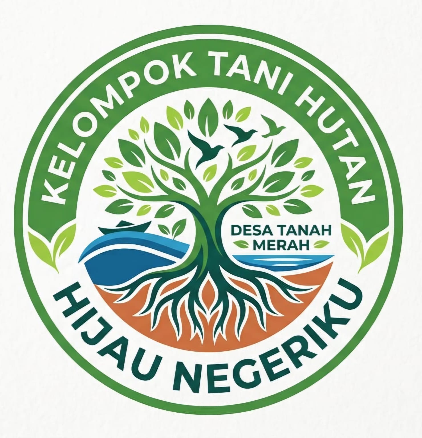 Logo KTH Hijau Negeriku Desa Tanah Merah